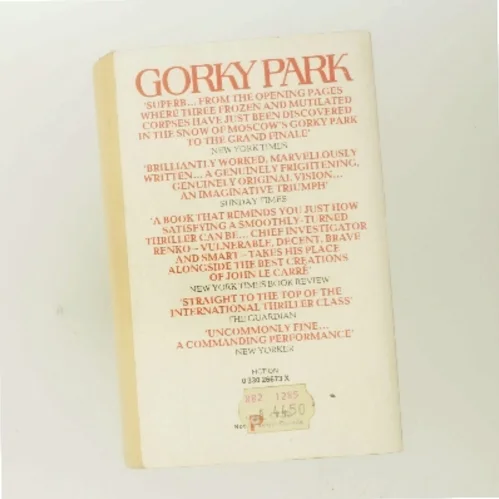 Gorky Park af Martin Cruz Smith (Bog)