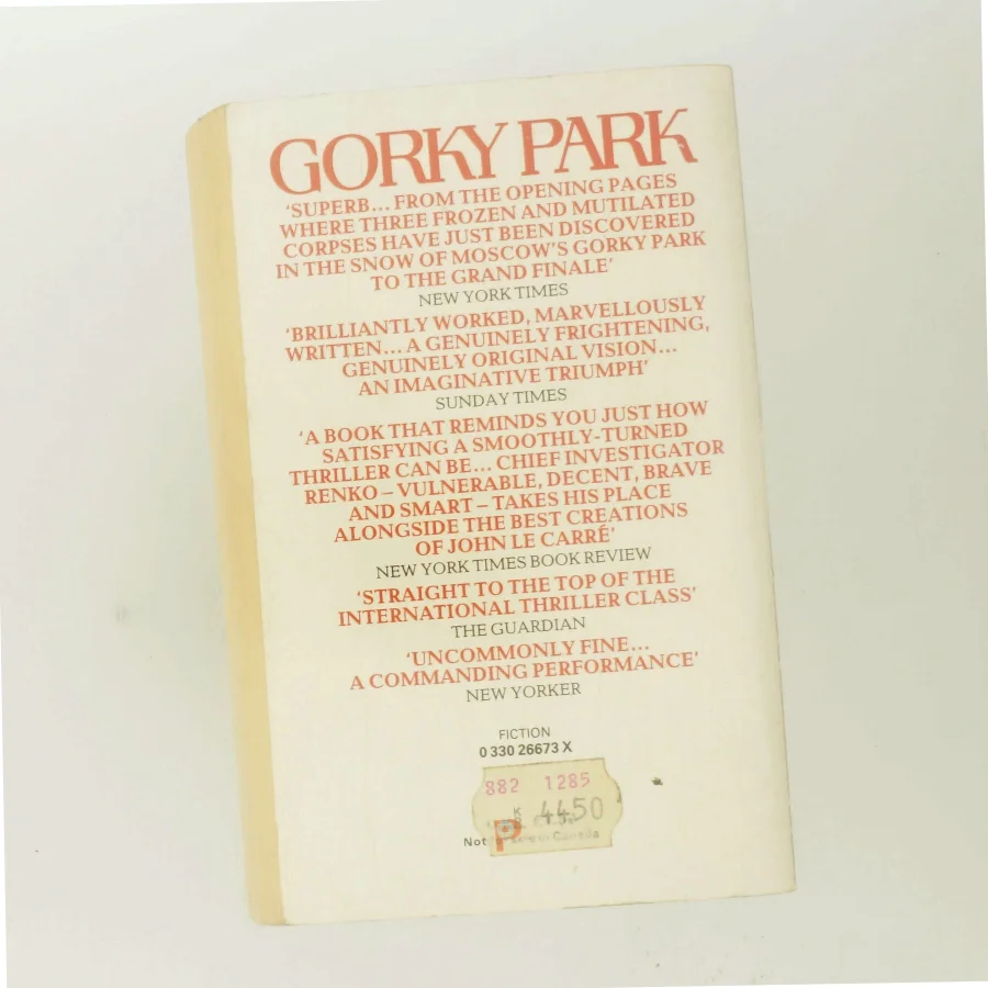 Gorky Park af Martin Cruz Smith (Bog)
