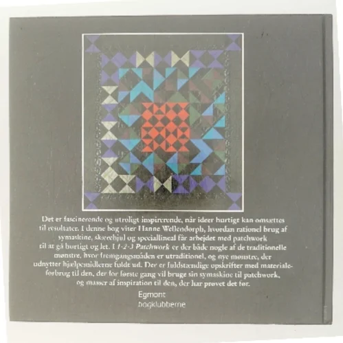 1 2 3 Patchwork af Hanne Wellendorph (Bog)