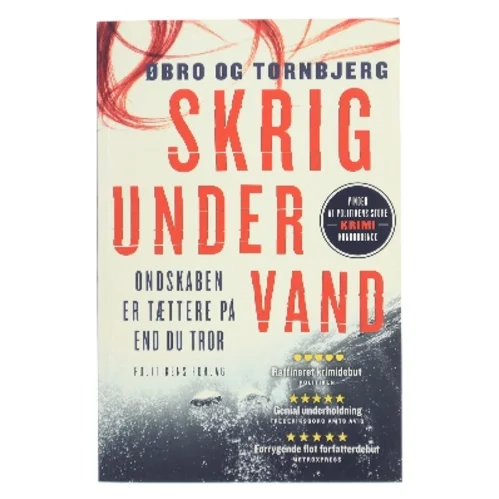 Skrig under vand af Jeanette Øbro Gerlow (Bog)