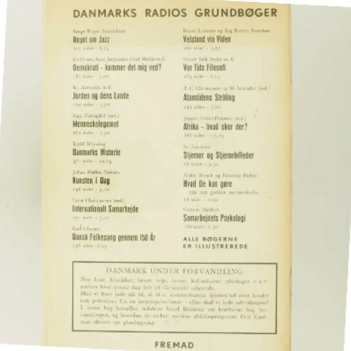 Danmark under forvandling (Bog)