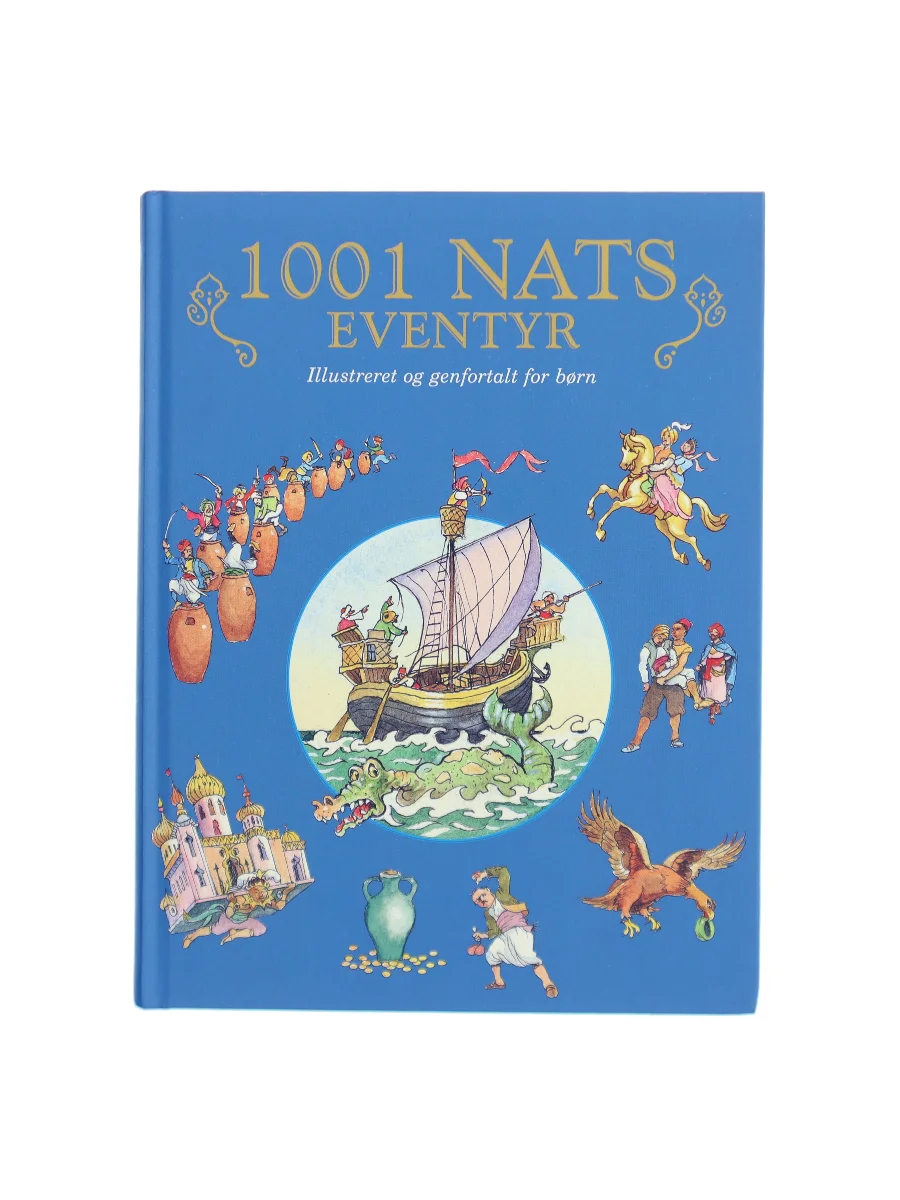 Forsiden af 1001 nats eventyr : illustreret og genfortalt for børn (Ill. Val Biro) af Ukendt