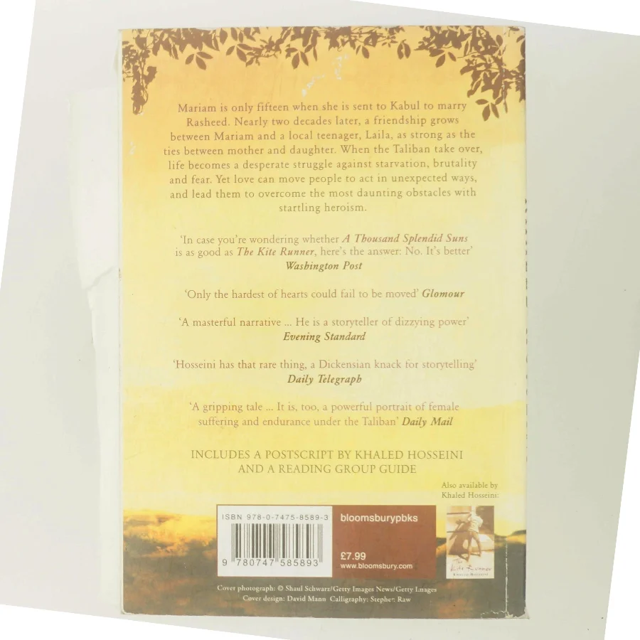 A thousand splendid suns af Khaled Hosseini (Bog)