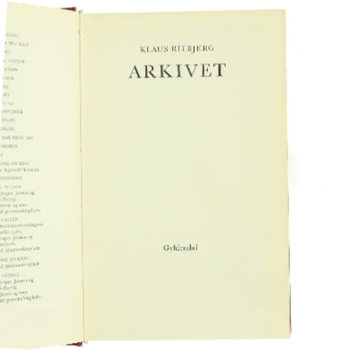 Arkivet af Klaus Rifbjerg (Bog)