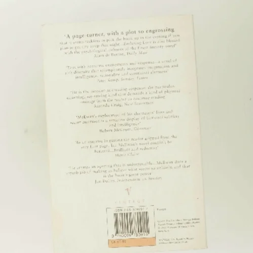 Enduring Love af Ian McEwan (Bog)