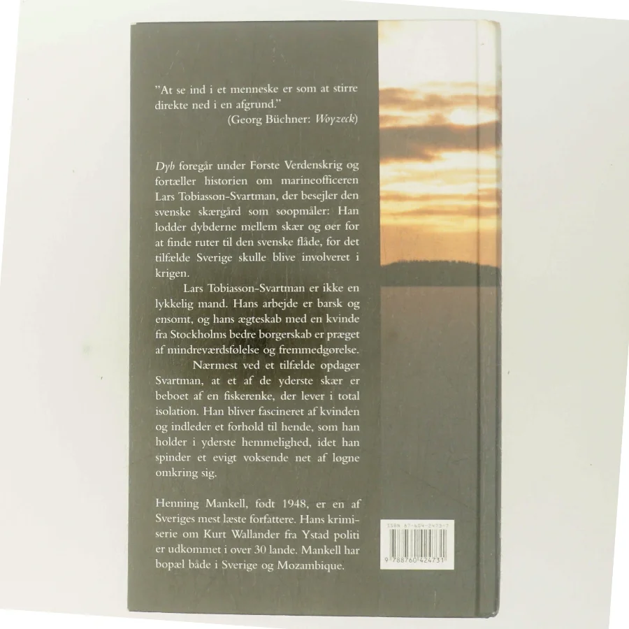 Dyb : roman af Henning Mankell (Bog)
