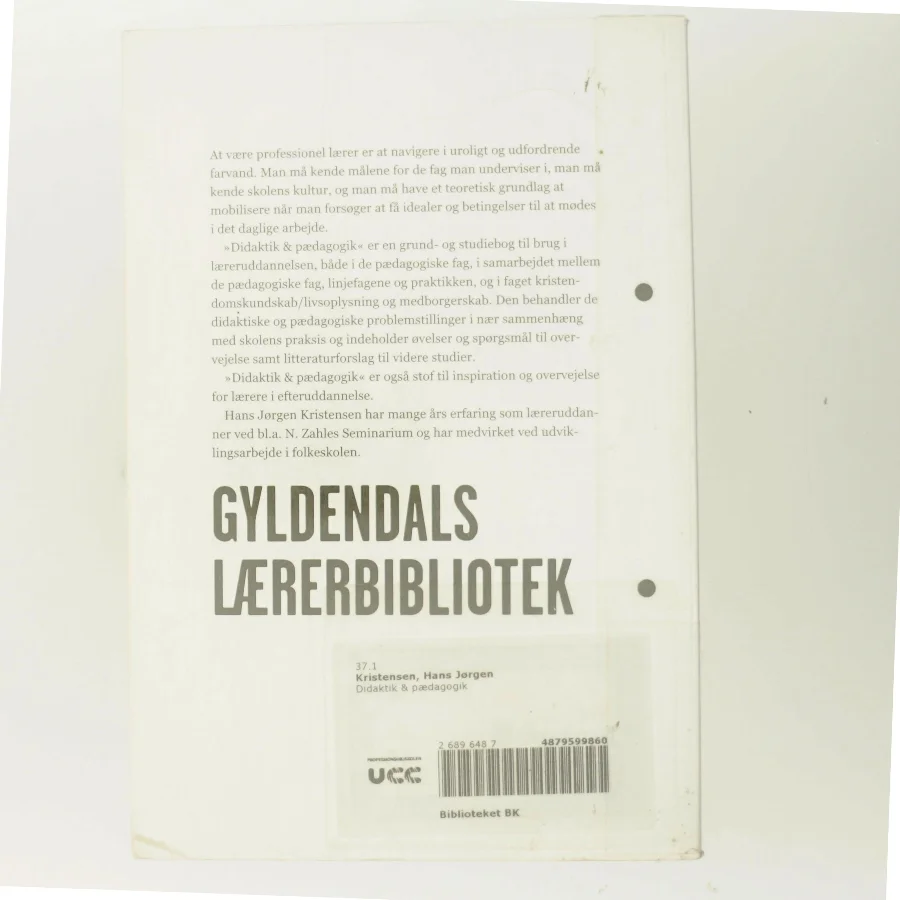 Didaktik & pædagogik af Hans Jørgen Kristensen (Bog)