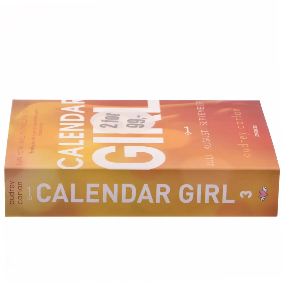 Calendar girl. Bind 3, Juli, august, september af Audrey Carlan (Bog)