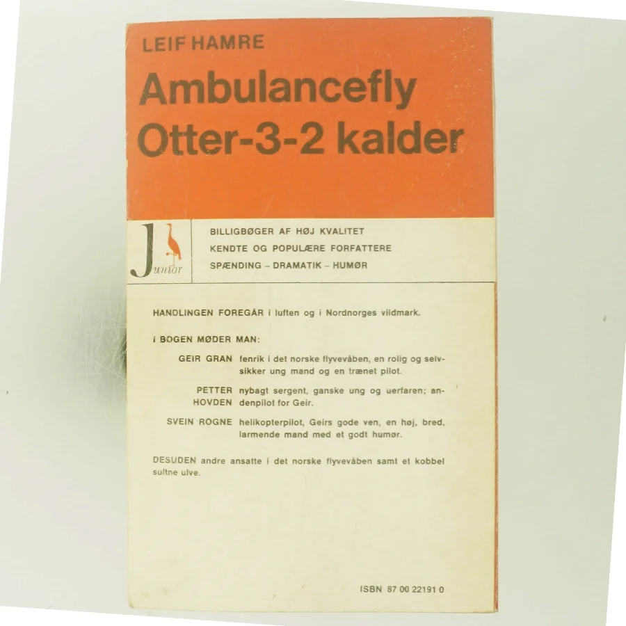 Ambulancefly Otter-3-2 kalder af Leif Hamre (Bog)