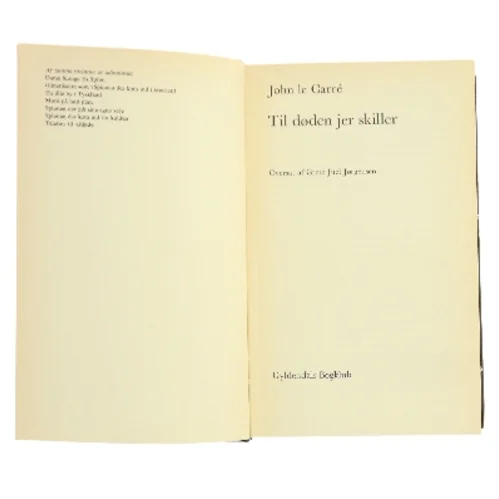 Til døden jer skiller af John le Carré (Bog)