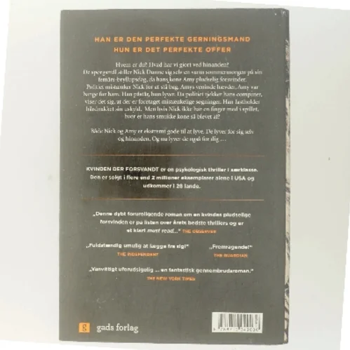 Kvinden der forsvandt af Gillian Flynn (Bog)