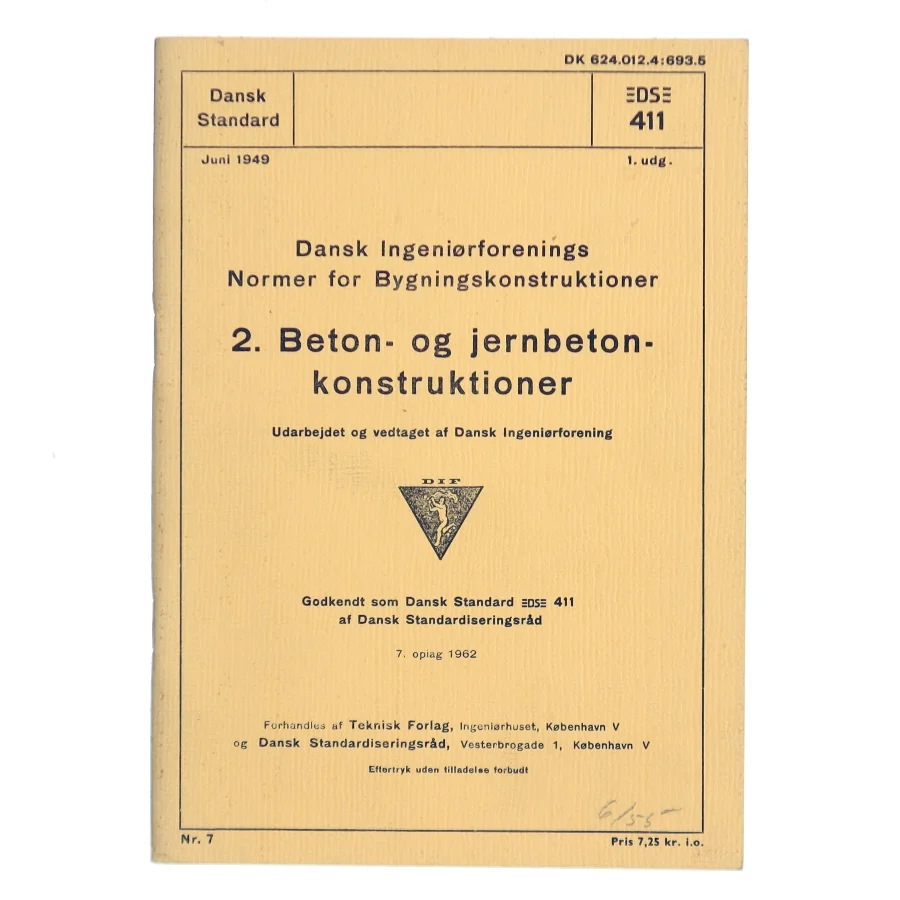 Dansk Ingeniørforenings Normer for Bygningskonstruktioner. 2. Beton- og jernbetonkonstruktioner af Dansk Ingeniørforening (Bog)