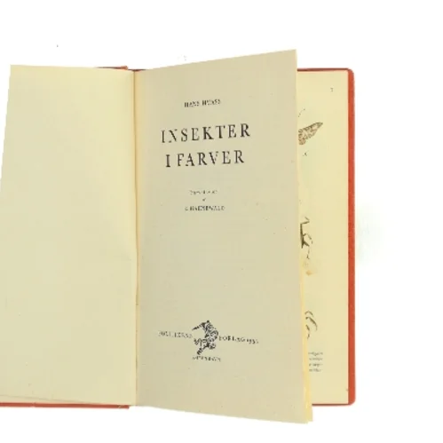 Insekter i farver af Hans Hvass (Bog)