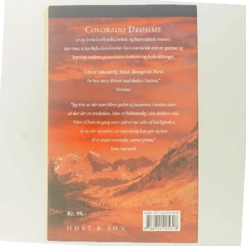 Colorado drømme : en roman om den modne passion af Jane Aamund (Bog)
