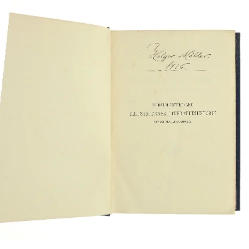 Illustreret dansk literaturhistorie af Vilhelm Østergaard (Bog)