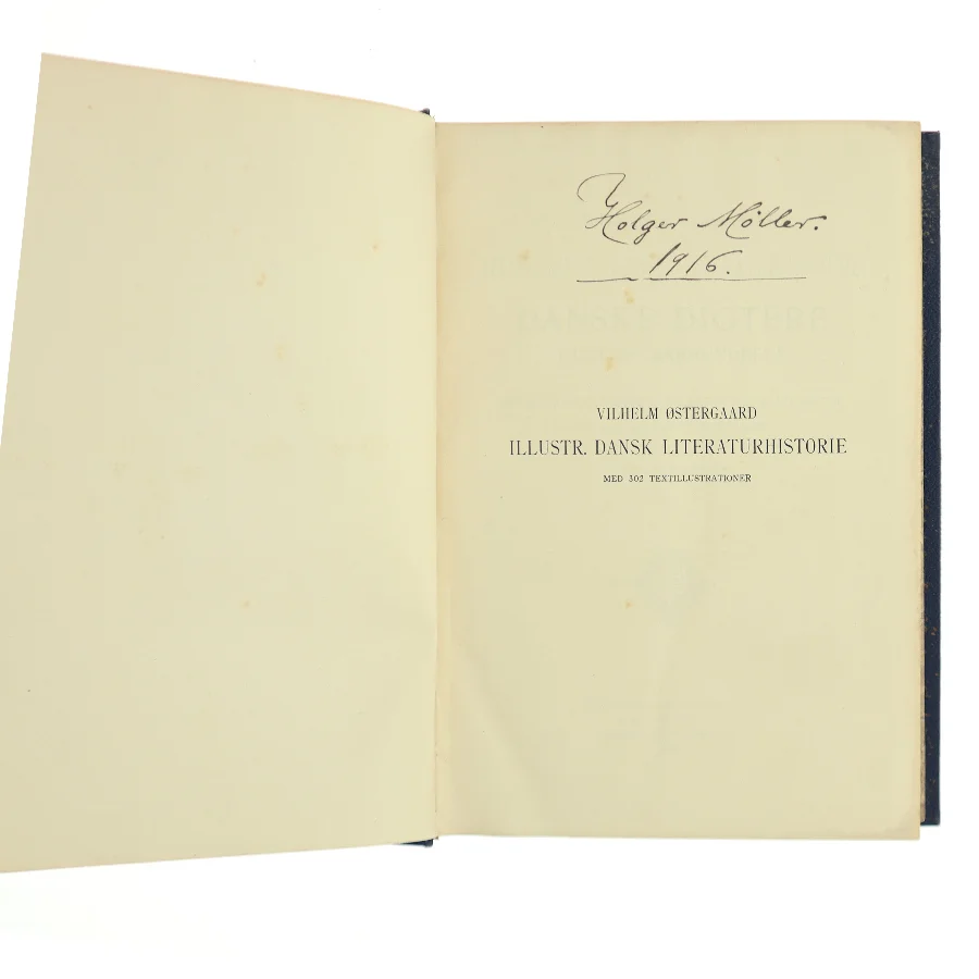 Illustreret dansk literaturhistorie af Vilhelm Østergaard (Bog)