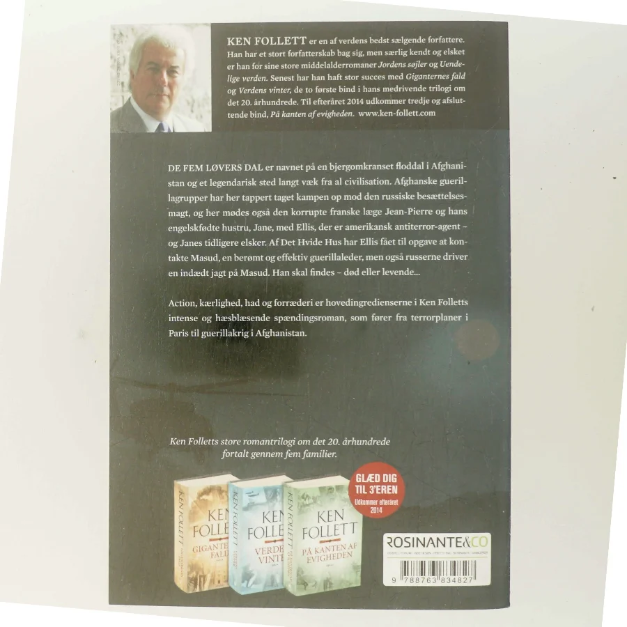 De fem løvers dal af Ken Follett (Bog)