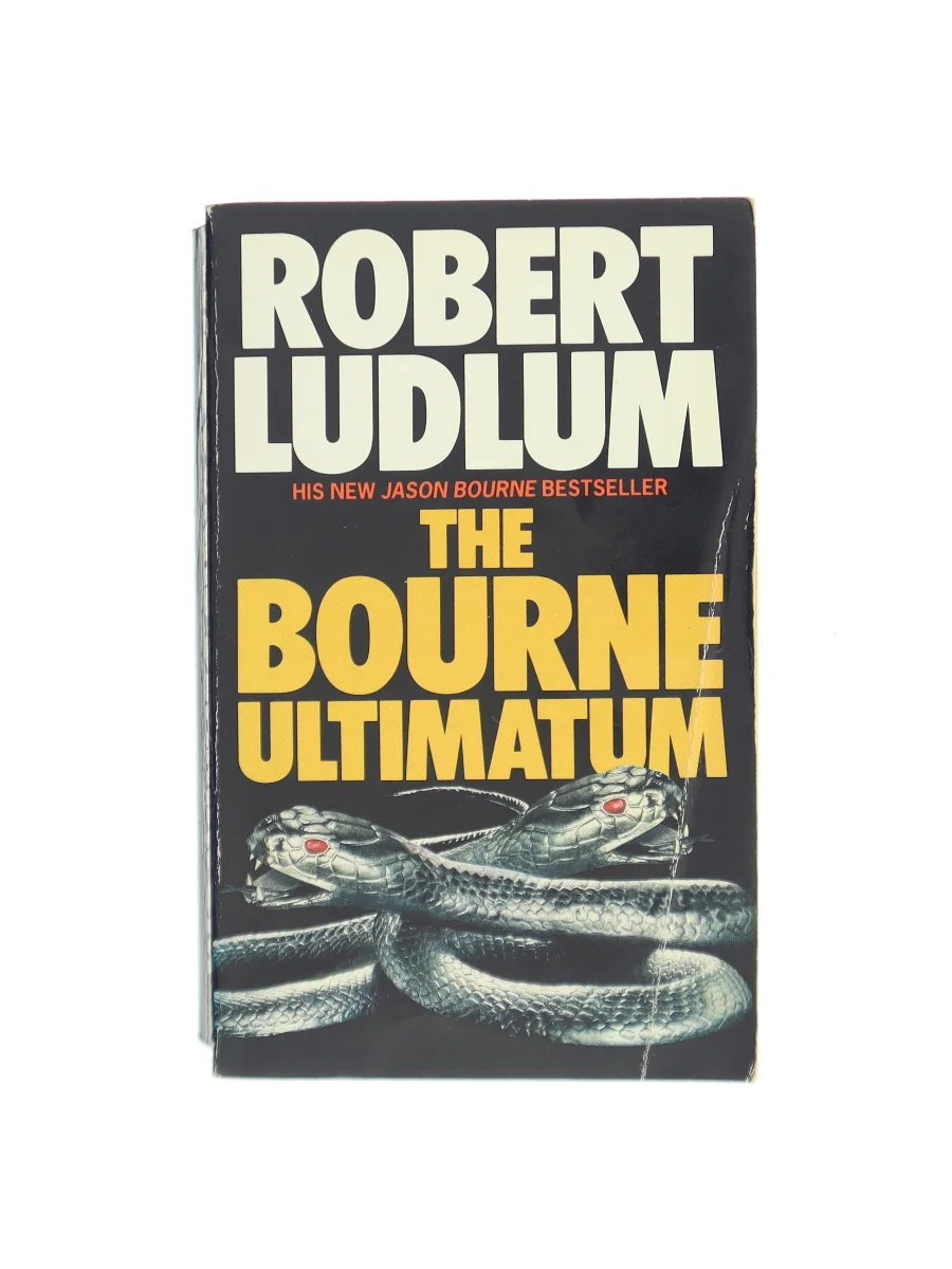 Forsiden af Bourne-ultimatum (The Bourne Ultimatum) af Robert Ludlum