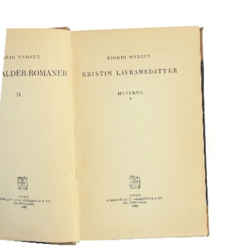 Kristin Lavransdatter. Husfrue 1 af Sigrid Undset (Bog)