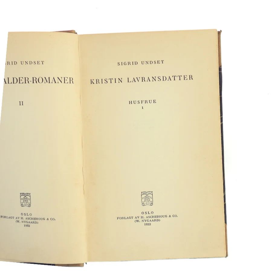 Kristin Lavransdatter. Husfrue 1 af Sigrid Undset (Bog)