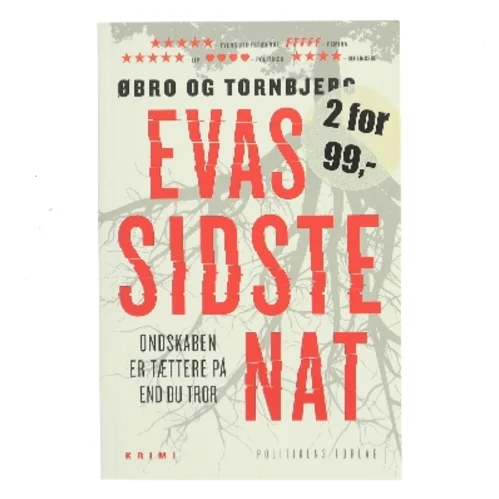 Evas sidste nat af Jeanette Øbro Gerlow (Bog)