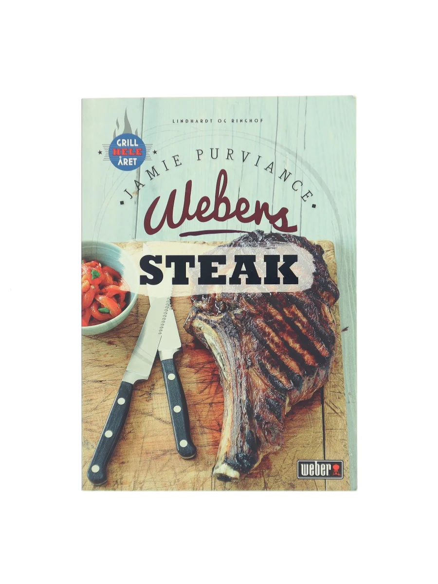 Forsiden af Webers steak af Jamie Purviance