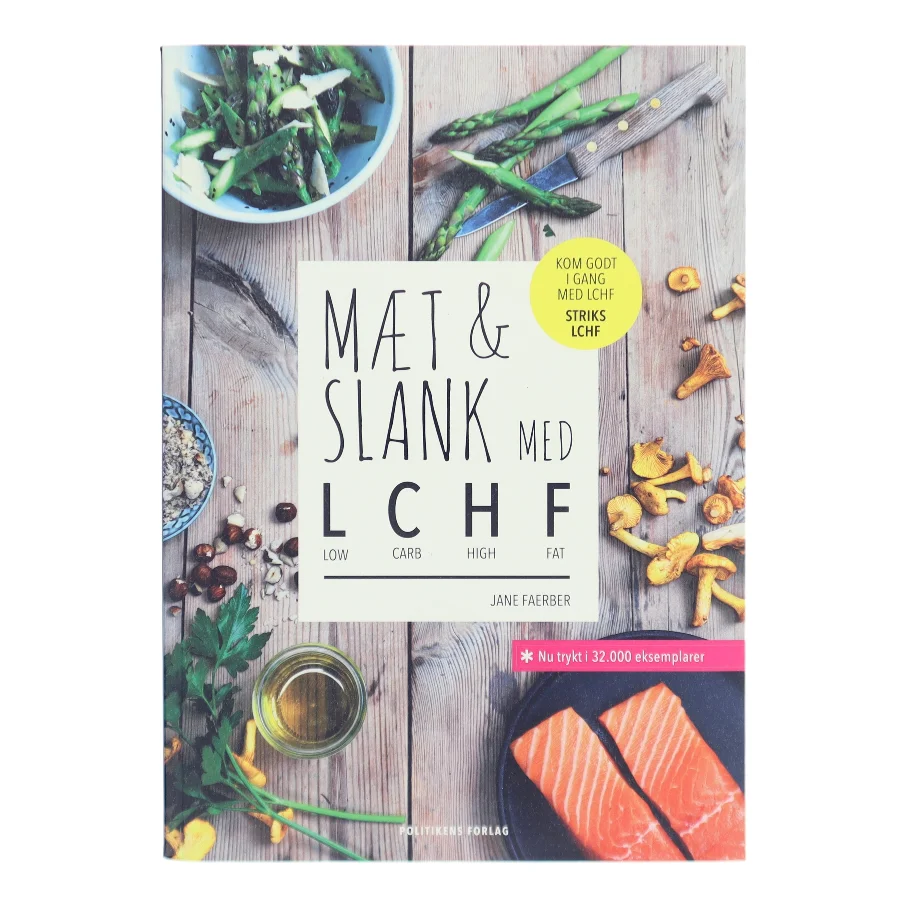 Mæt & slank med LCHF af Jane Faerber (Bog)