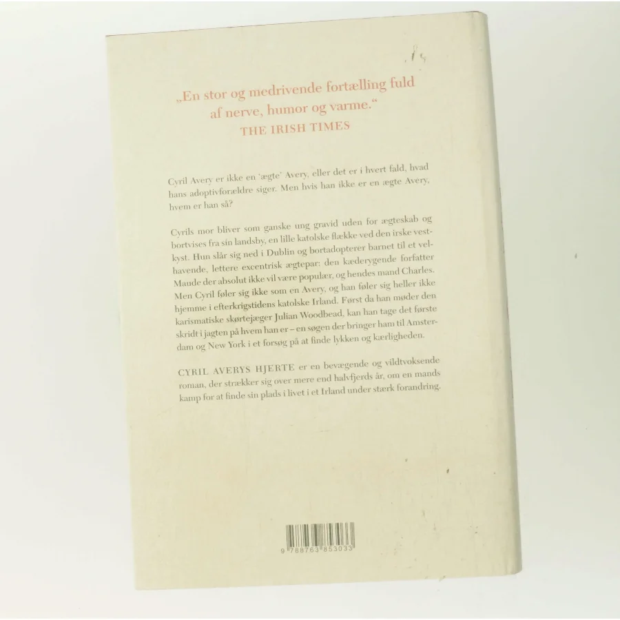 Cyril Averys hjerte : roman af John Boyne (Bog)