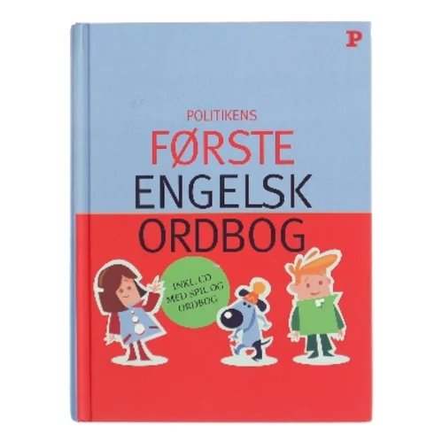 Første Engelsk Ordbog. (Bog)