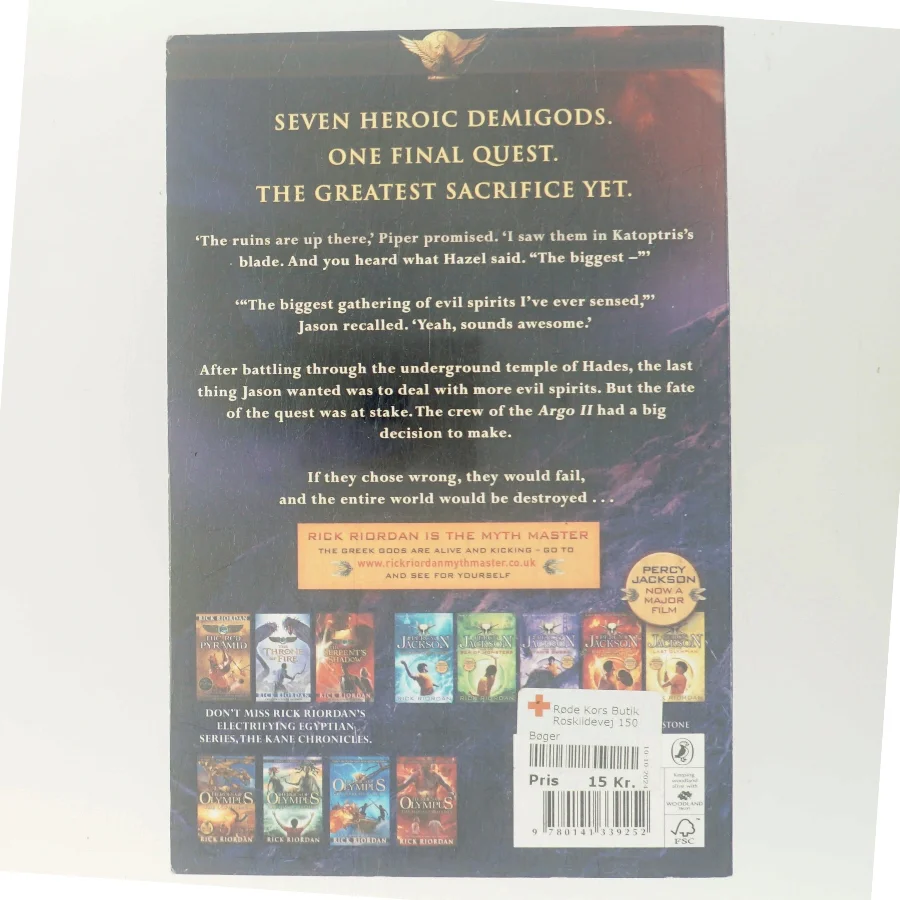 Heroes of Olympus: The Blood of Olympus af Rick Riordan (Bog)