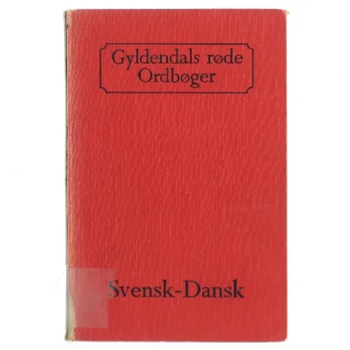 Gyldendals røde Ordbøger: Svensk-Dansk (Bog)