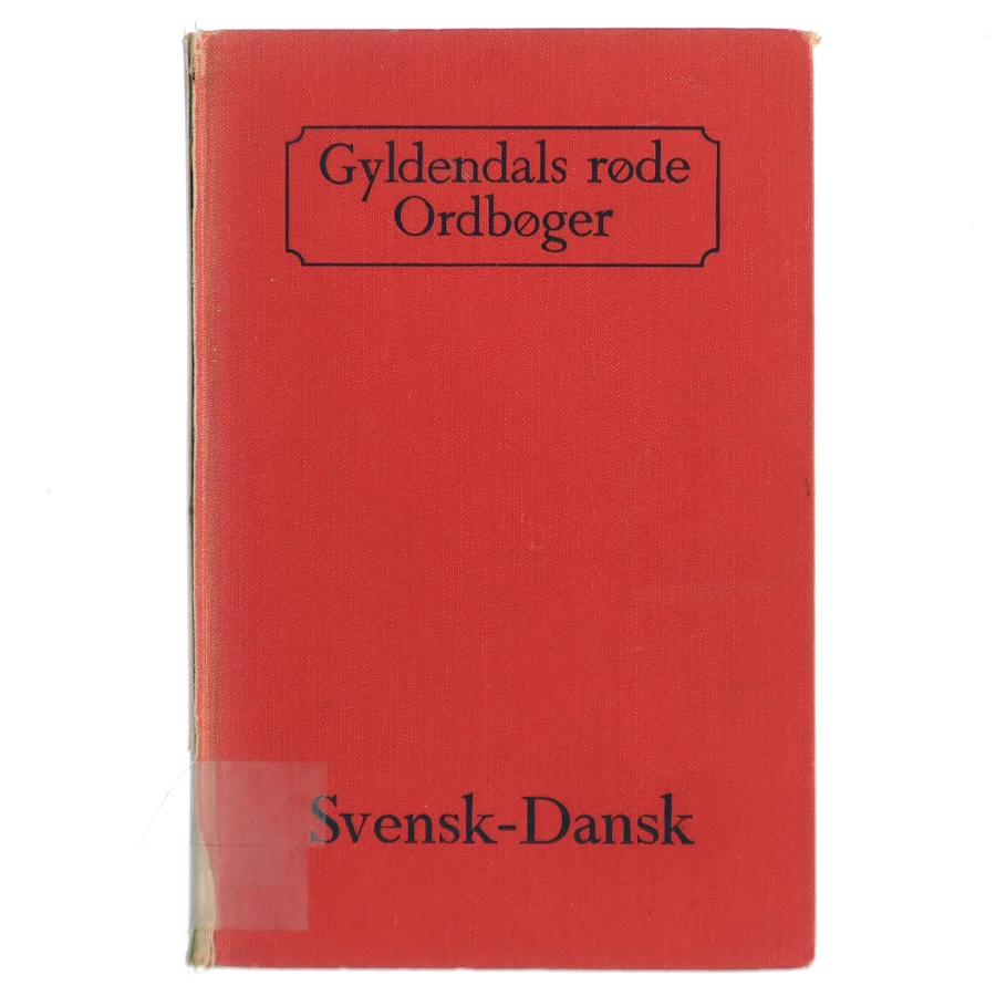 Gyldendals røde Ordbøger: Svensk-Dansk (Bog)