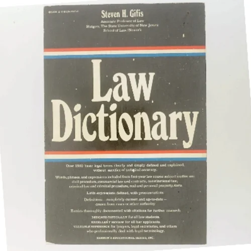 Law Dictionary af Steven H. Gifis (Bog)