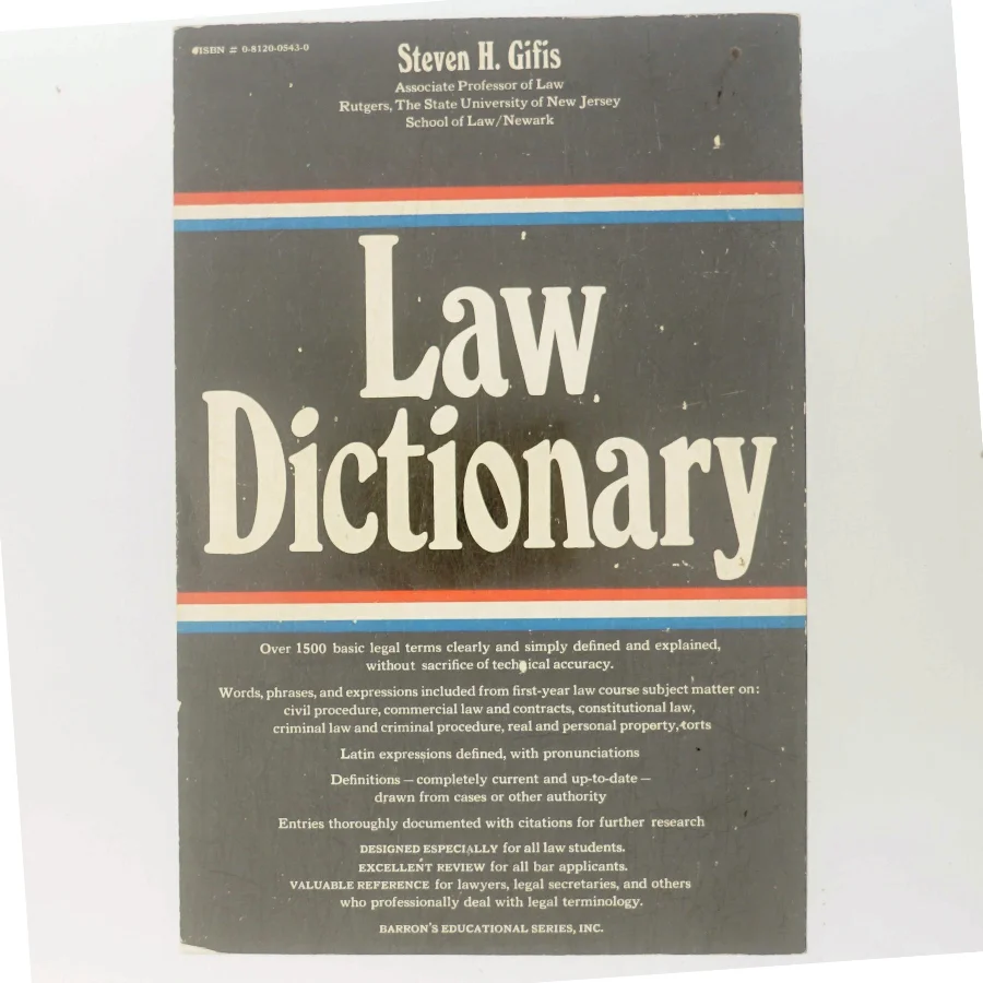 Law Dictionary af Steven H. Gifis (Bog)