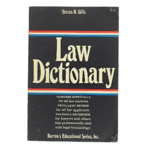 Law Dictionary af Steven H. Gifis (Bog)