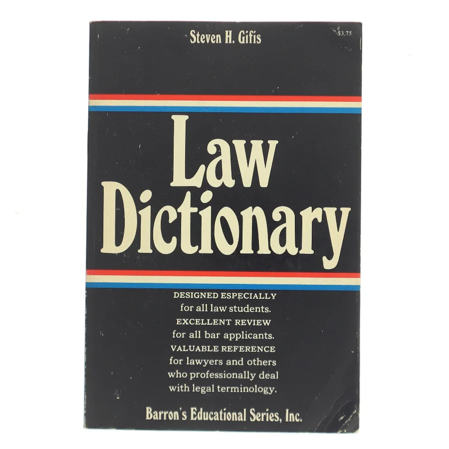 Law Dictionary af Steven H. Gifis (Bog)