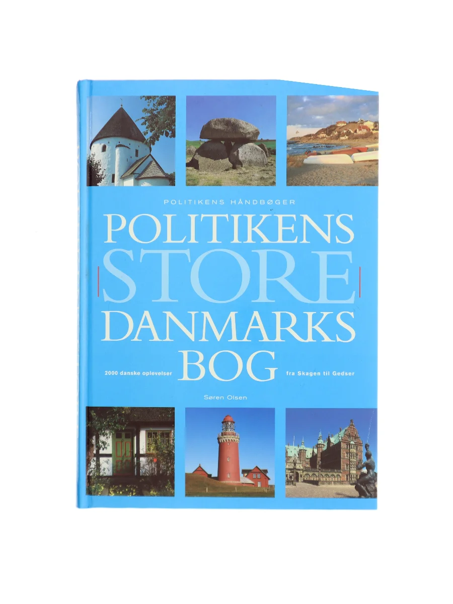 Forsiden af Politikens store Danmarksbog af Søren Olsen (f. 1954-12-14)