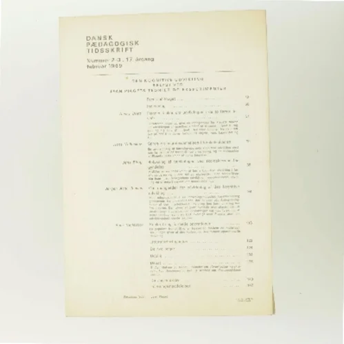 Dansk pædagogisk tidsskrift nr. 2-3, 17. årgang februar 1969 (Bog)
