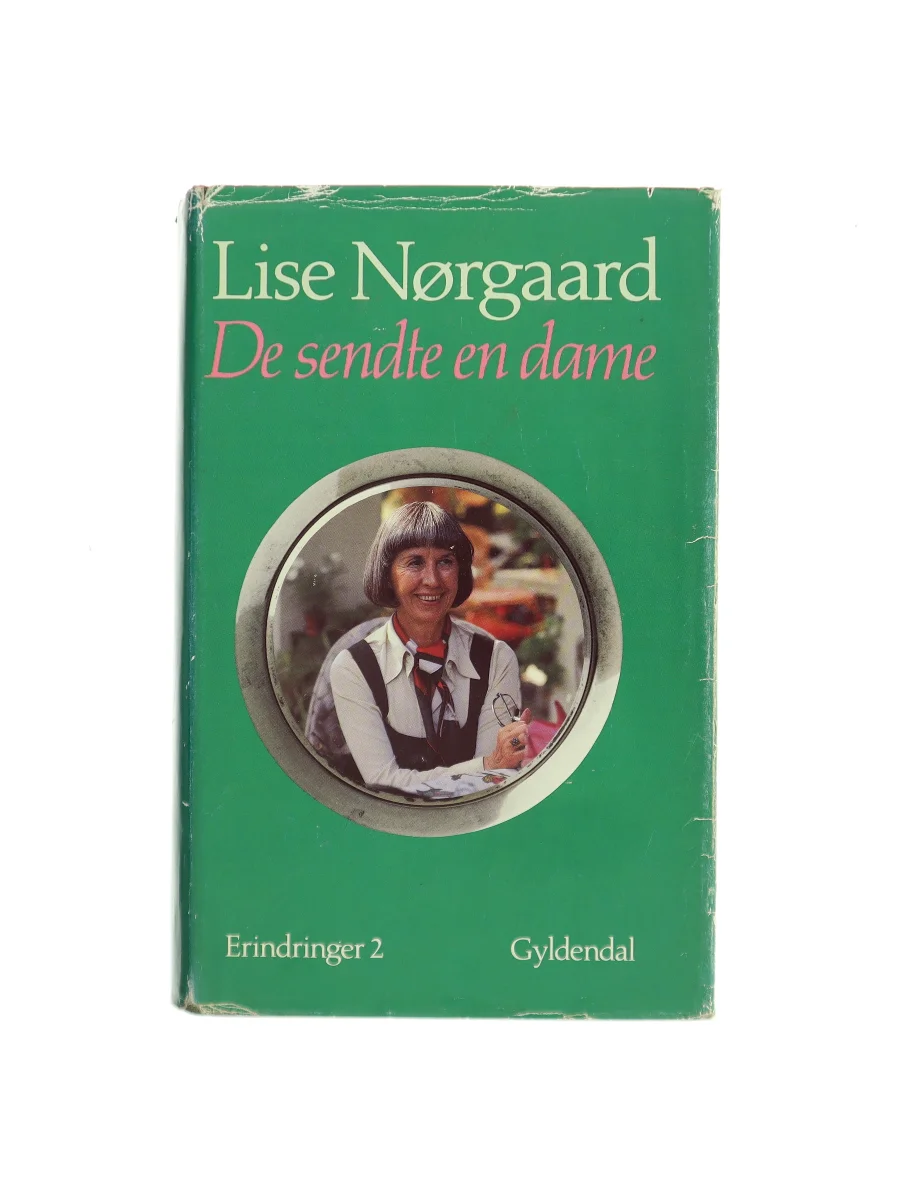 Forsiden af De sendte en dame af Lise Nørgaard