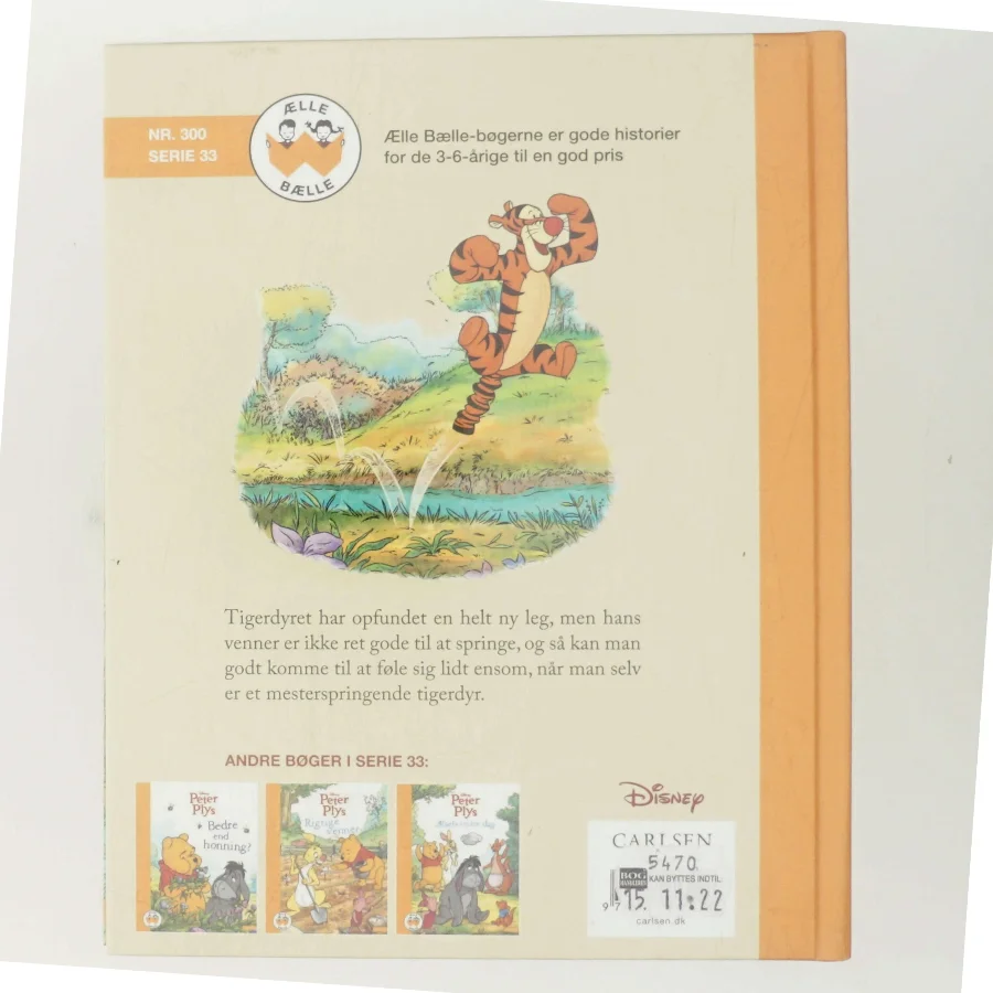 Peter Plys – Tigerdyret i hopla af Disney (Bog)