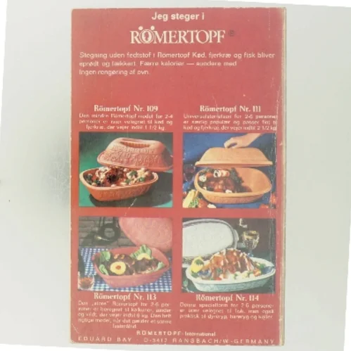 Jeg steger i Römertopf af Ellis Tardini (Bog)