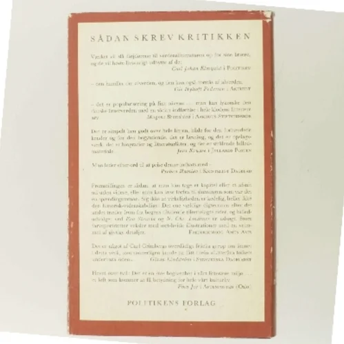 Verdens litteratur historie. Efterkrigstiden 1945-1970. Register af Carl Grimberg (Bog)