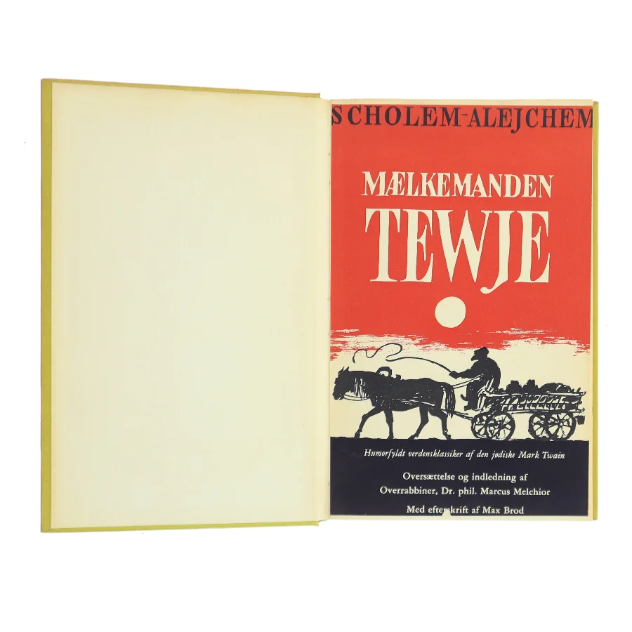 Mælkemanden Tewje af Scholem-Alejchem (Bog)