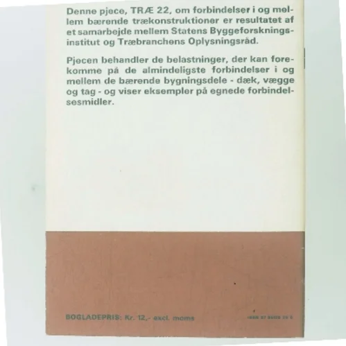 Træforbindelser. TRÆ 22 (Bog)