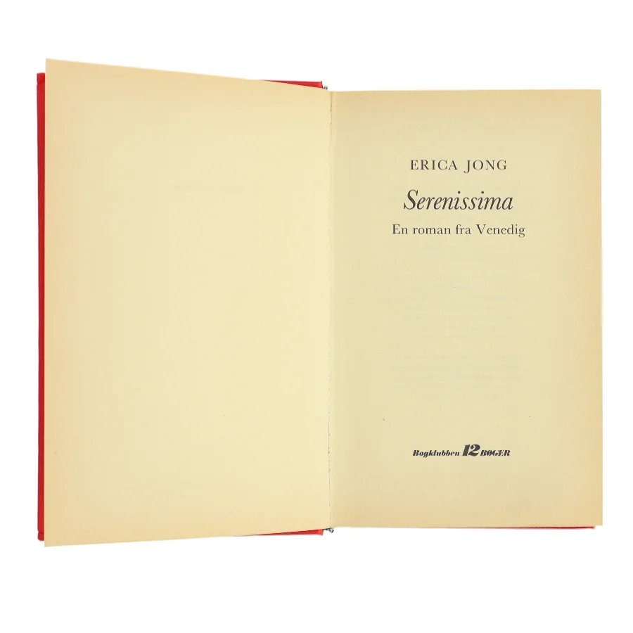 Serenissima af Erica Jong (Bog)