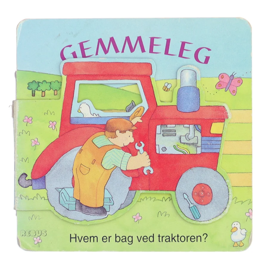 Gemmeleg - hvem er bag ved traktoren? (Bog)