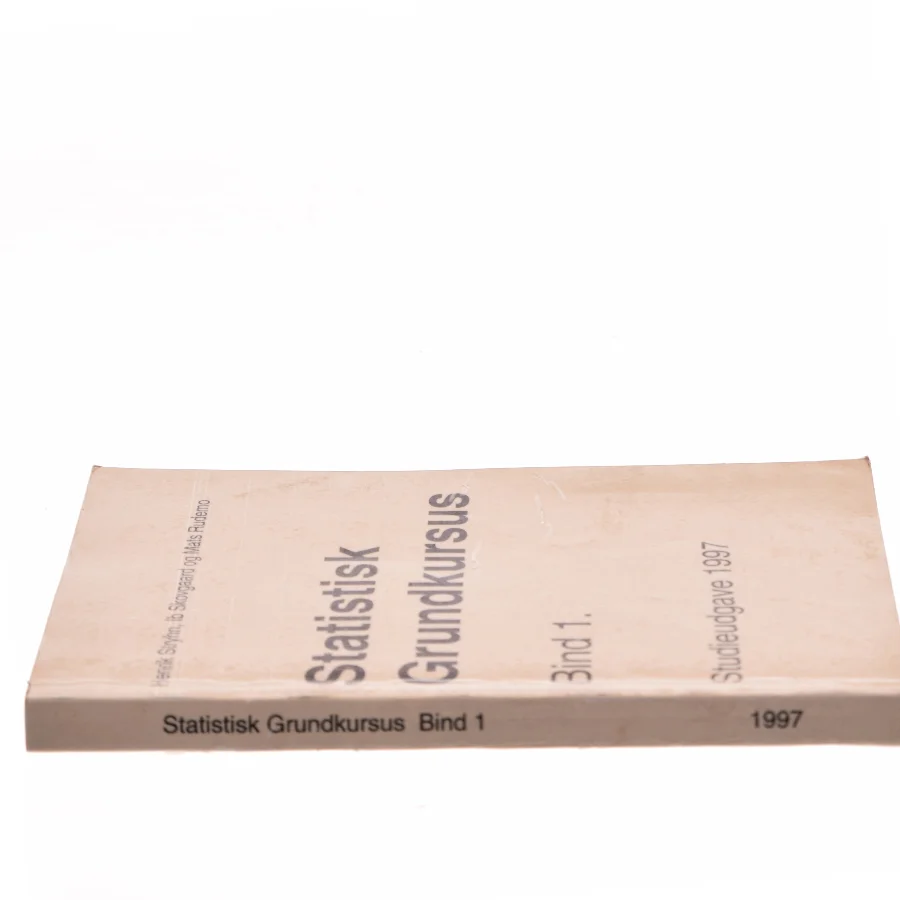 Statistisk Grundkursus. Bind 1 (Bog)