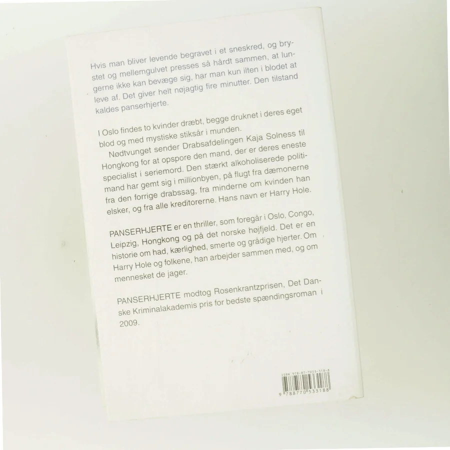 Panserhjerte af Jo Nesbø (Bog)