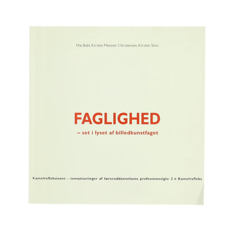 Faglighed - set i lyset af billedkunstfaget (Bog)
