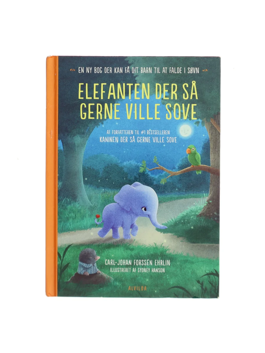 Forsiden af Elefanten der så gerne ville sove af Carl-Johan Forssén Ehrlin